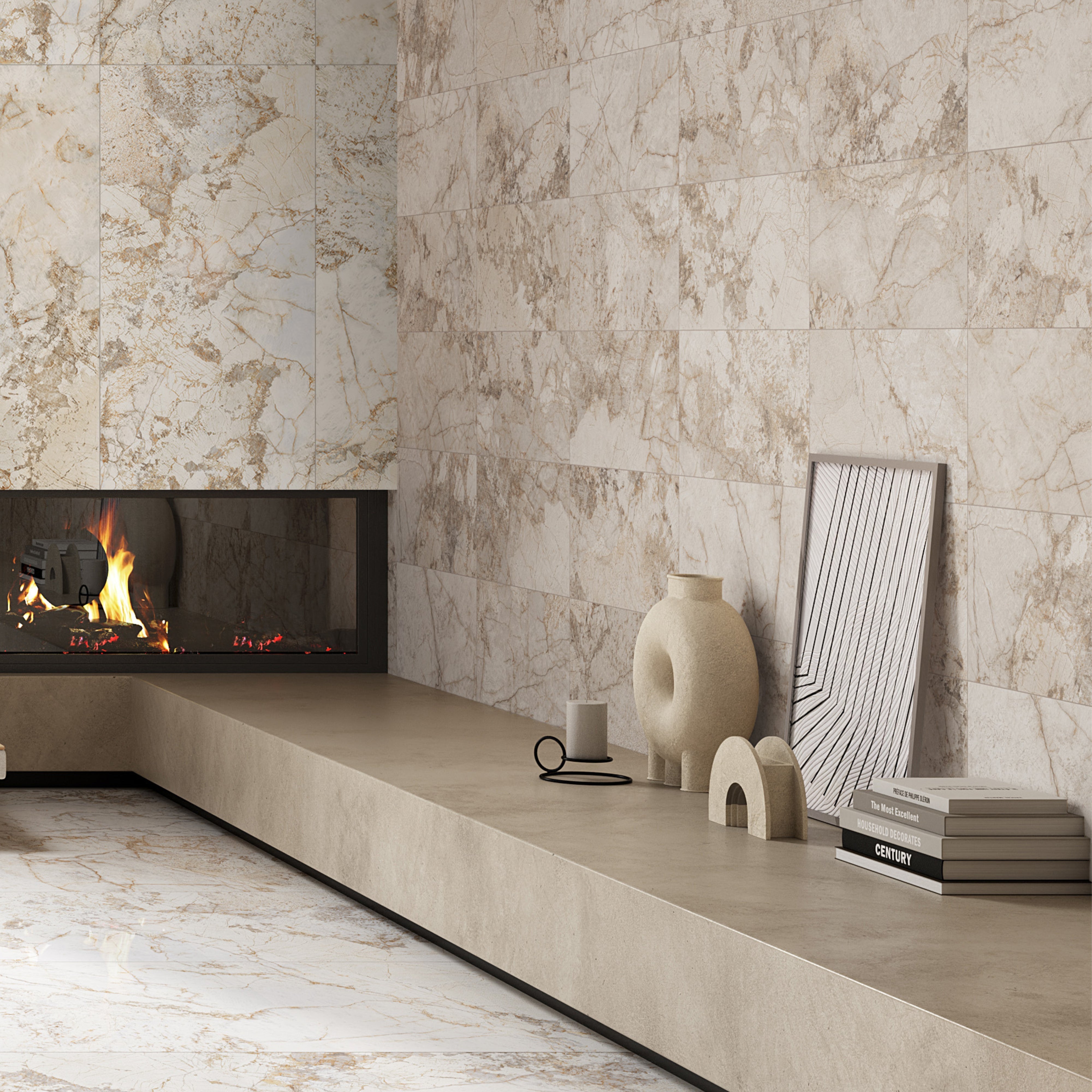 EVERSTONE METEORITE NATURAL MATTE 600X600MM SQUARE TILE (PER BOX)