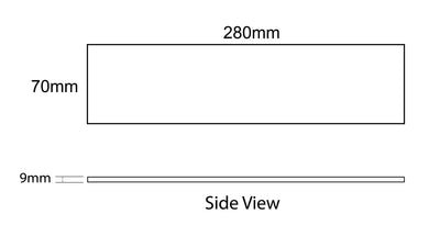 DUNE CERAMICA AGADIR COTTO OSCURO MATTE 70X280MM RECTANGULAR TILE (PER BOX)