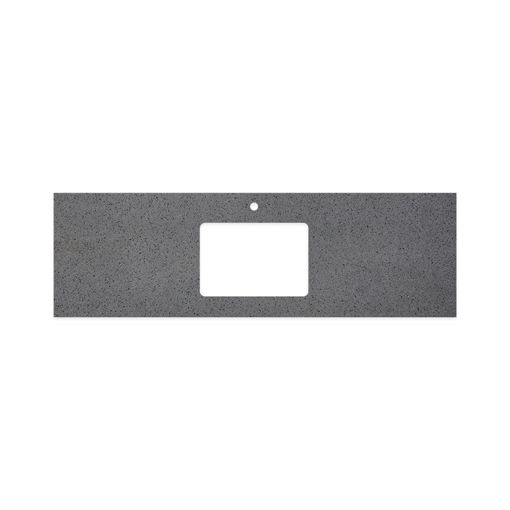 FIENZA MOONSCAPE RECTANGULAR SOLID SURFACE BENCHTOP WITH UNDERMOUNT BASIN HOLE & TAP HOLE (AVAILABLE IN 600MM, 750MM, 900MM, 1200MM, 1500MM AND 1800MM)