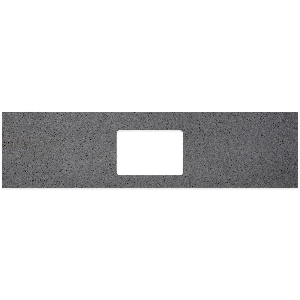 FIENZA MOONSCAPE RECTANGULAR SOLID SURFACE BENCHTOP WITH UNDERMOUNT BASIN HOLE (AVAILABLE IN 600MM, 750MM, 900MM, 1200MM, 1500MM AND 1800MM)