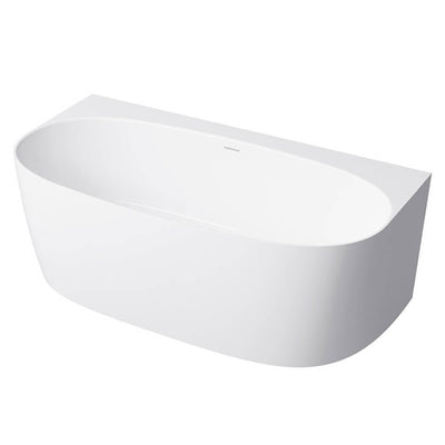 TURNER HASTINGS NARVA MAGNACAST BACK TO WALL BATHTUB GLOSS WHITE 1580MM