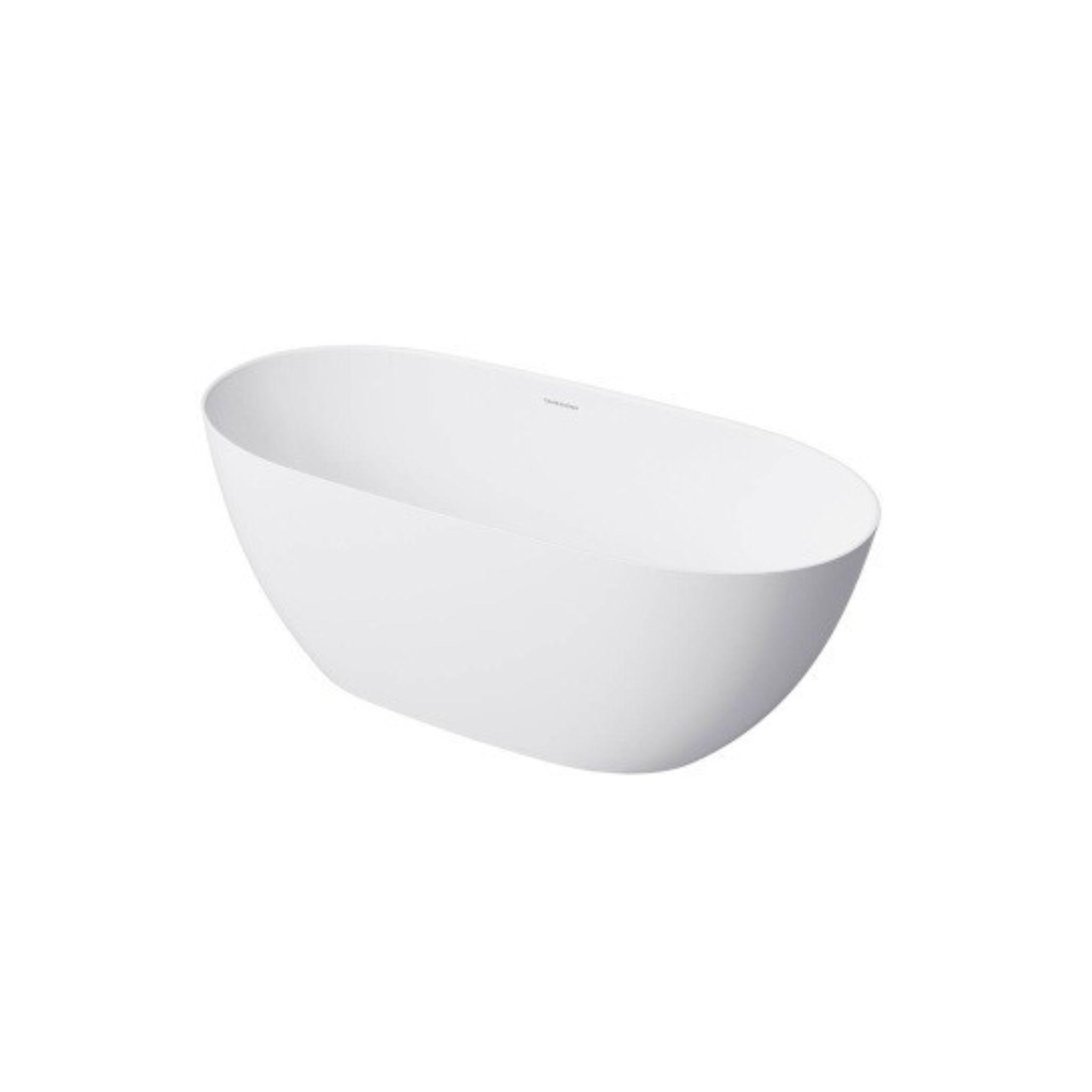 TURNER HASTINGS NARVA MAGNACAST FREESTANDING BATHTUB GLOSS WHITE 1600MM