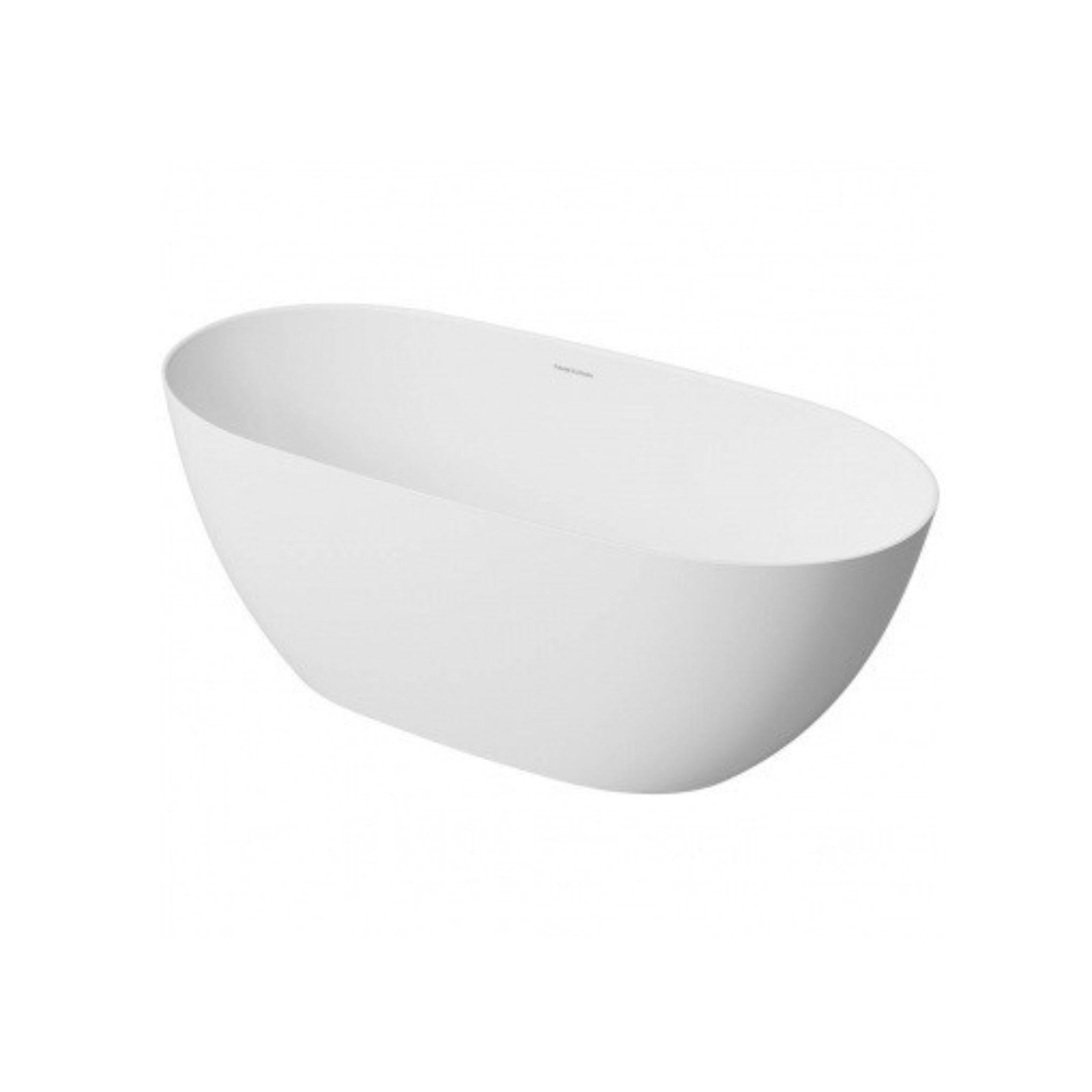 TURNER HASTINGS NARVA MAGNACAST FREESTANDING BATHTUB MATTE WHITE 1600MM