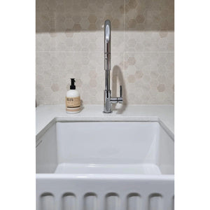TURNER HASTINGS NAPLES PULL OUT SINK MIXER 410MM CHROME