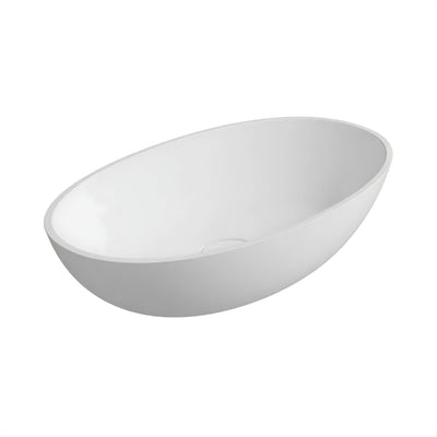 TURNER HASTINGS NARVA ABOVE COUNTER BASIN MATTE WHITE 600MM