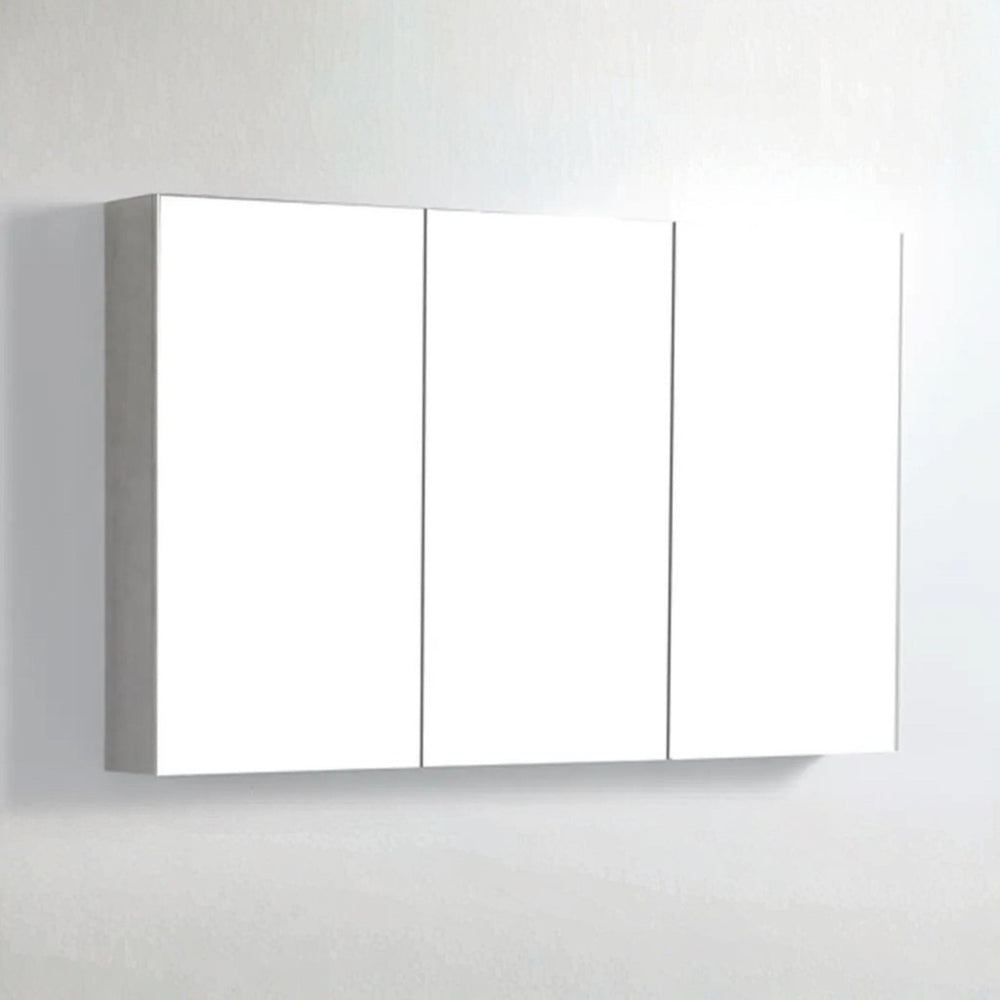 POSEIDON NOVA CONCRETE GREY MIRROR SHAVING CABINET 1198X750MM