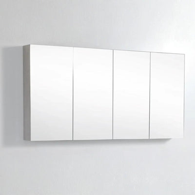 POSEIDON NOVA CONCRETE GREY MIRROR SHAVING CABINET 1480X750MM