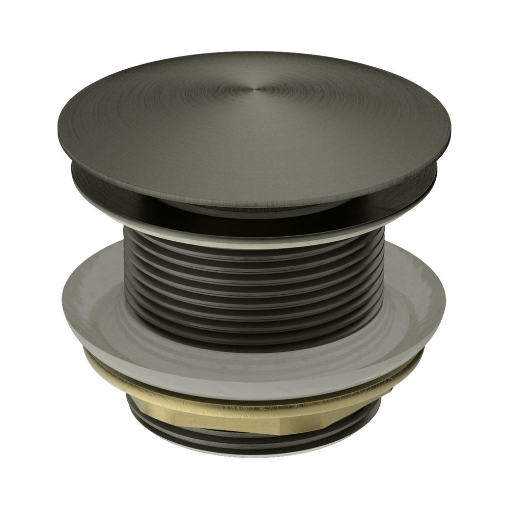NERO BATH POP-UP PLUG WITH REMOVABLE WASTE NO OVERFLOW 40MM GRAPHITE