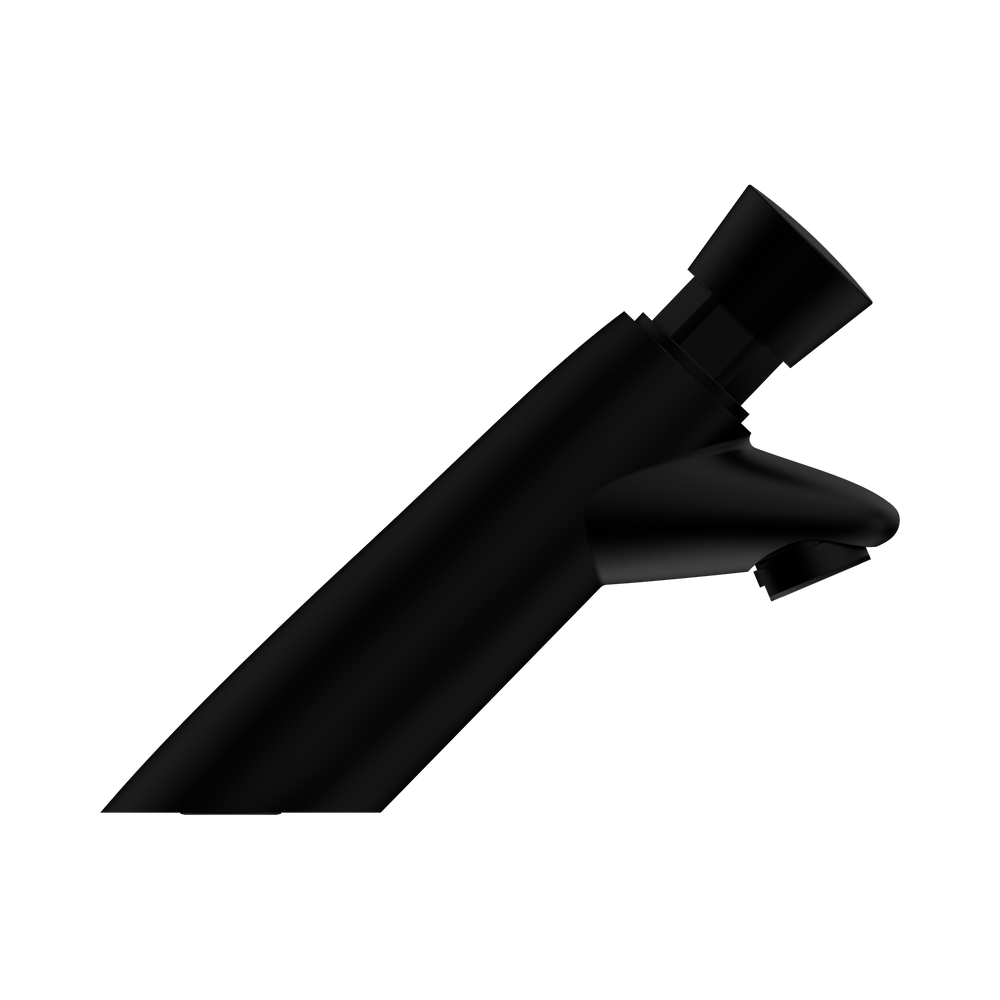 NERO COMMERCIAL SS316 LEAD FREE TIMEFLOW PUSH BUTTON PILLAR TAP 128MM PVD BLACK