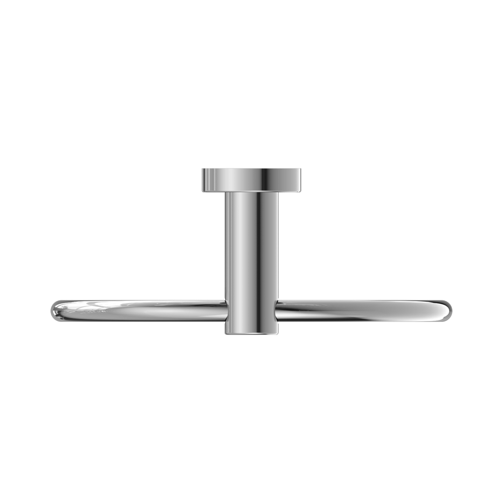 NERO DOLCE II HAND TOWEL RING 203MM CHROME