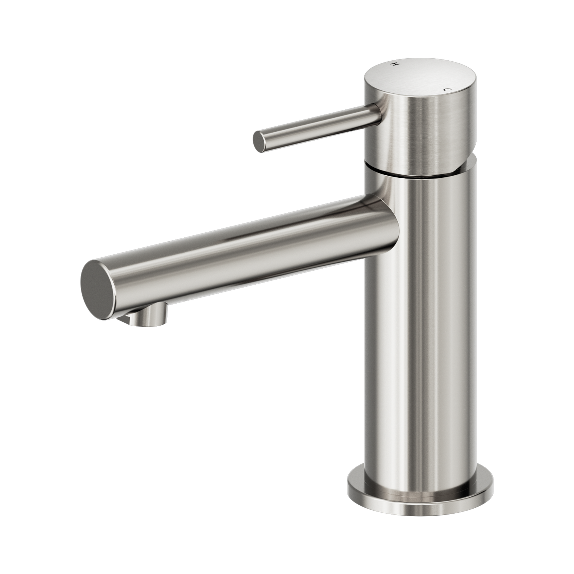 NERO DOLCE II LEAD FREE BASIN MIXER 156MM BRUSHED NICKEL