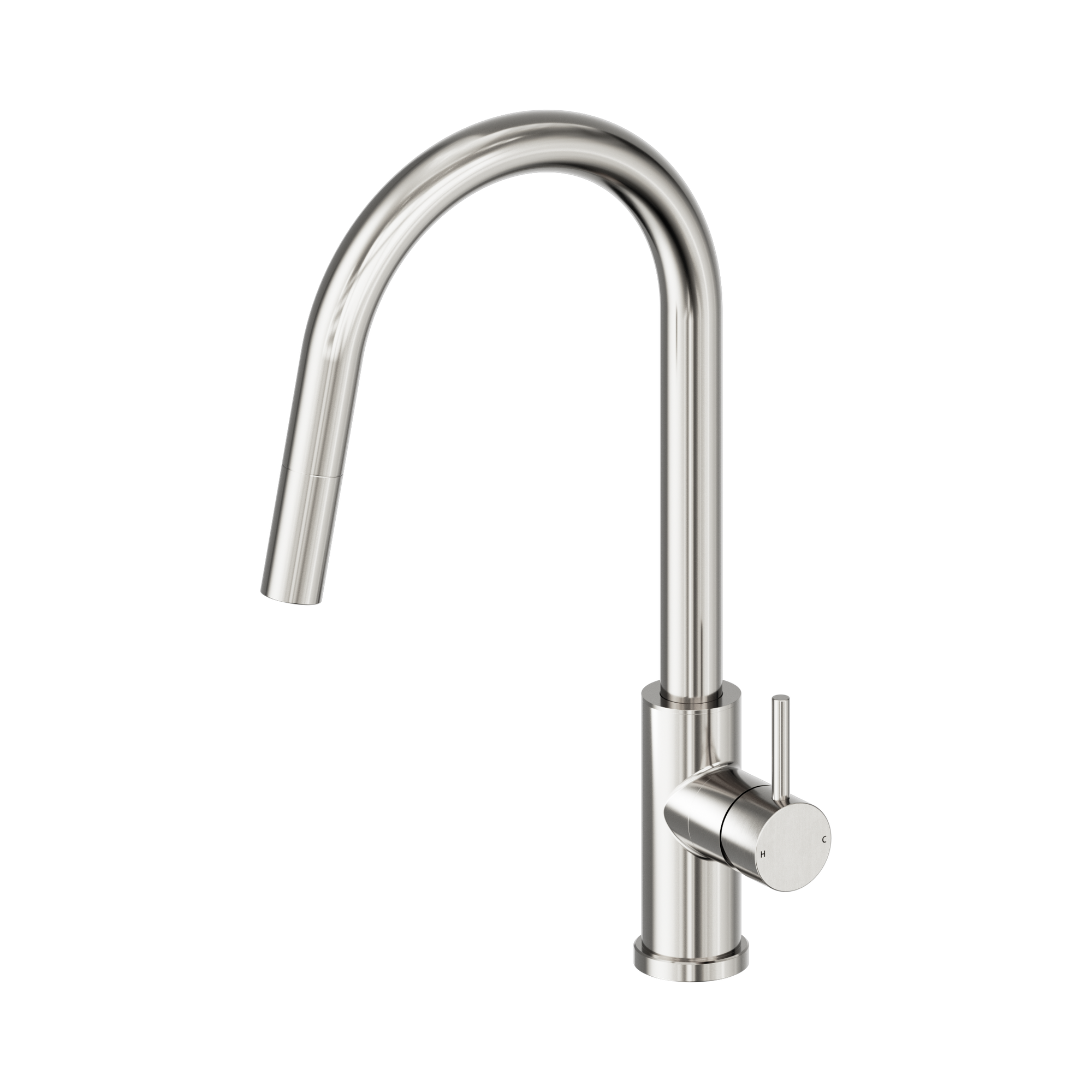 NERO DOLCE II PULL OUT SINK MIXER 427MM BRUSHED NICKEL