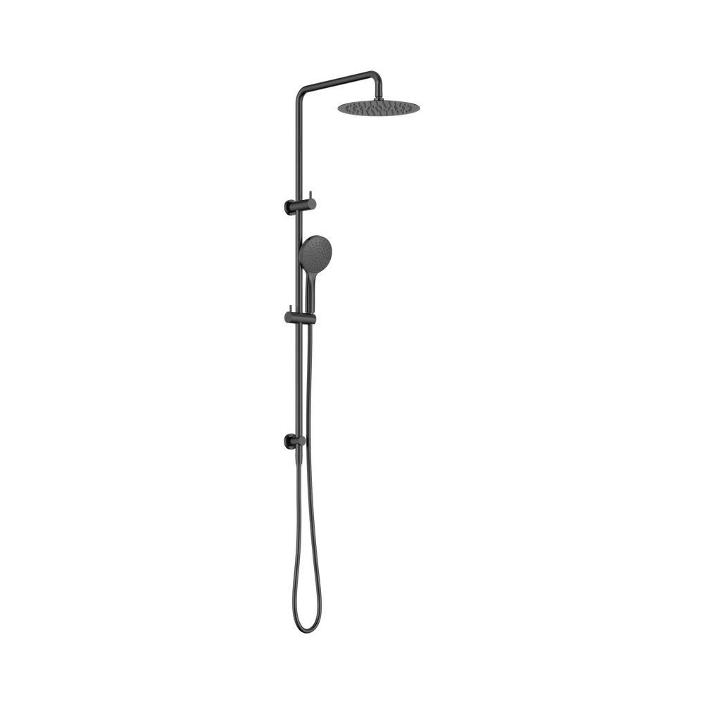NERO DOLCE II ROUND TWIN SHOWER 1116MM GUN METAL