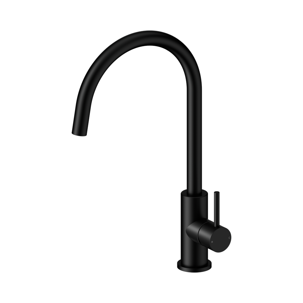 NERO DOLCE II SINK MIXER 375MM MATTE BLACK