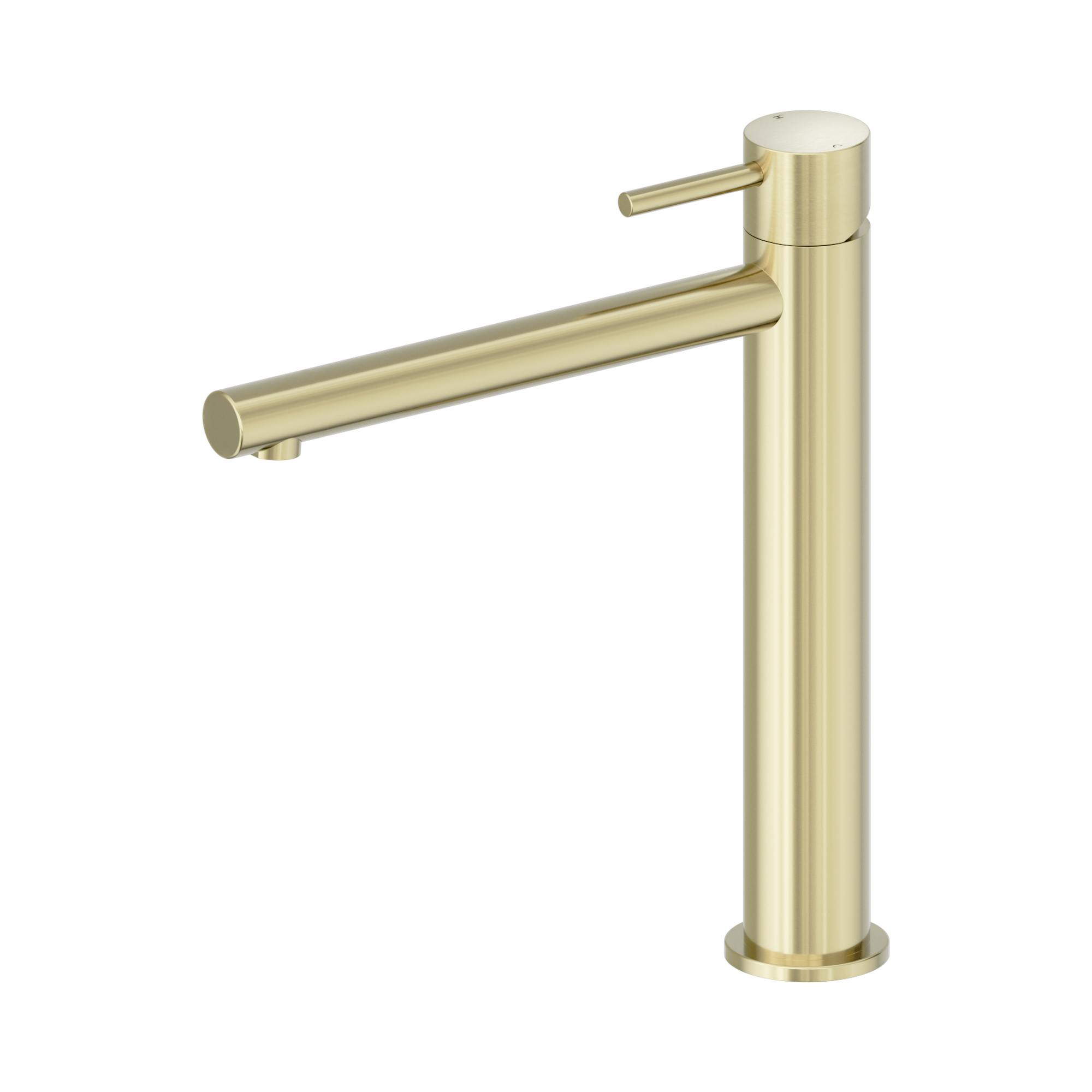 NERO DOLCE II LEAD FREE TALL BASIN MIXER 275MM BRUSHED GOLD