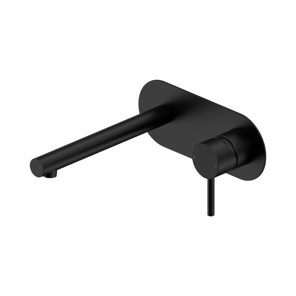 NERO DOLCE II WALL BASIN / BATH MIXER 200MM MATTE BLACK