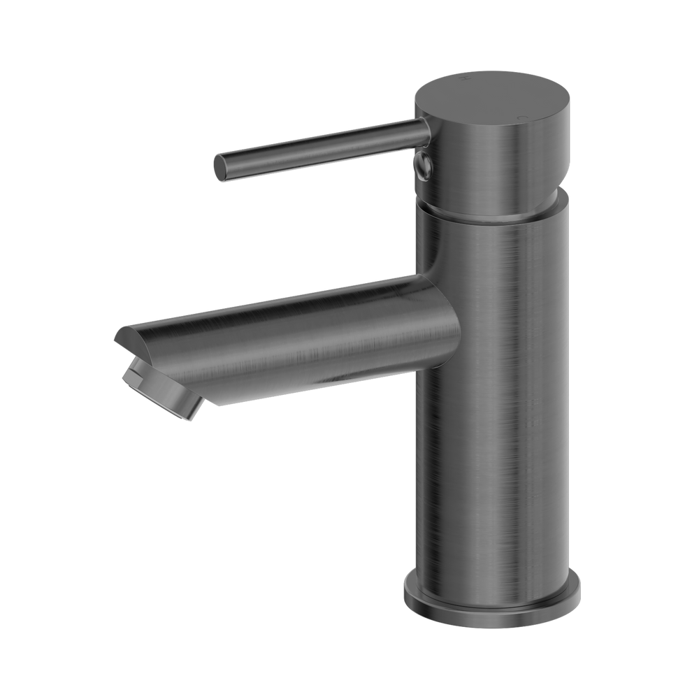 NERO DOLCE BASIN MIXER STRAIGHT SPOUT 156MM GUN METAL