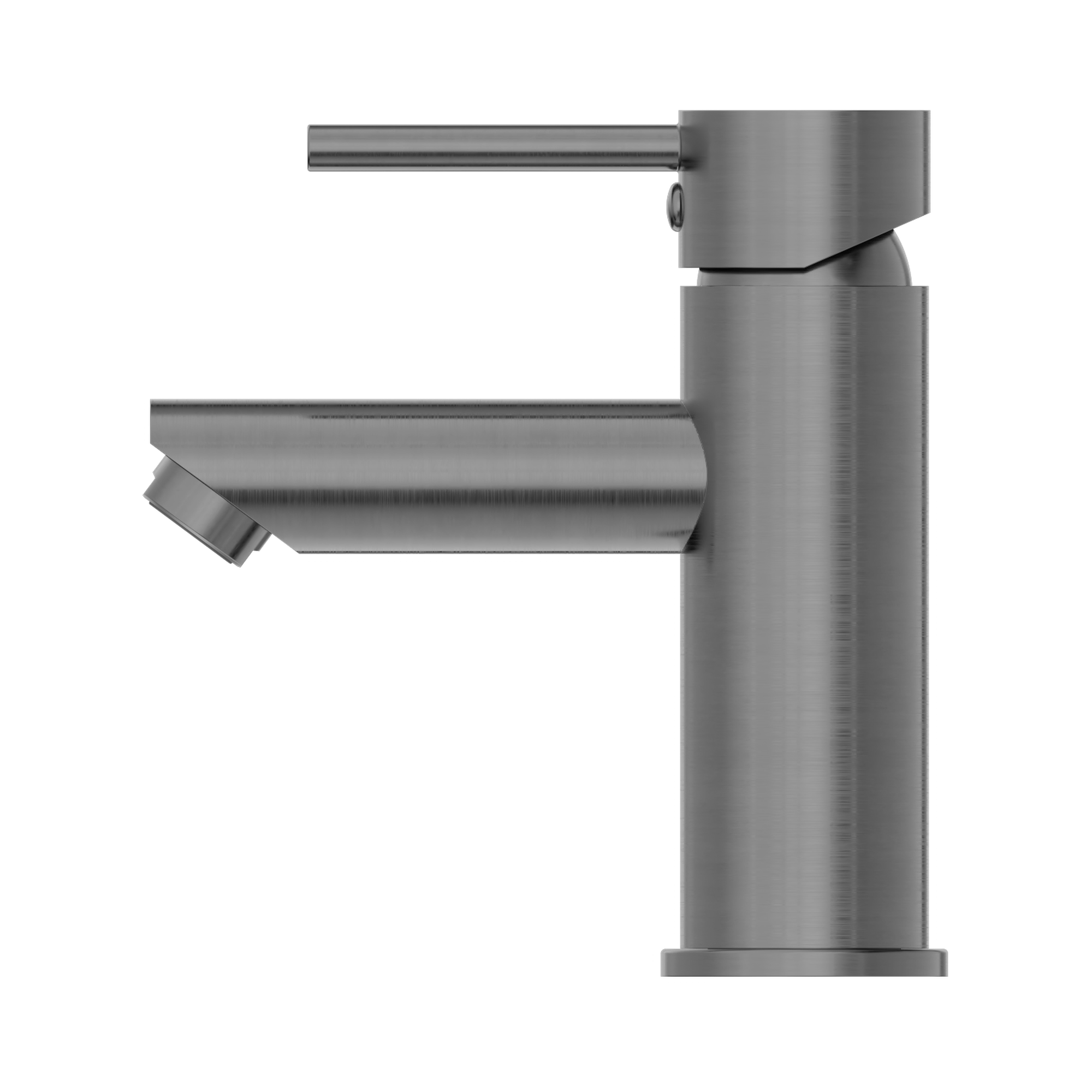 NERO DOLCE BASIN MIXER STRAIGHT SPOUT 156MM GUN METAL