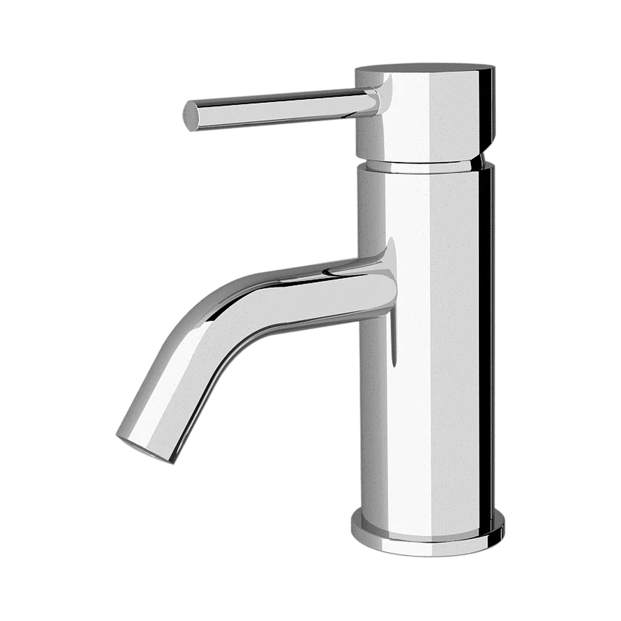 NERO DOLCE BASIN MIXER STYLISH SPOUT 156MM CHROME