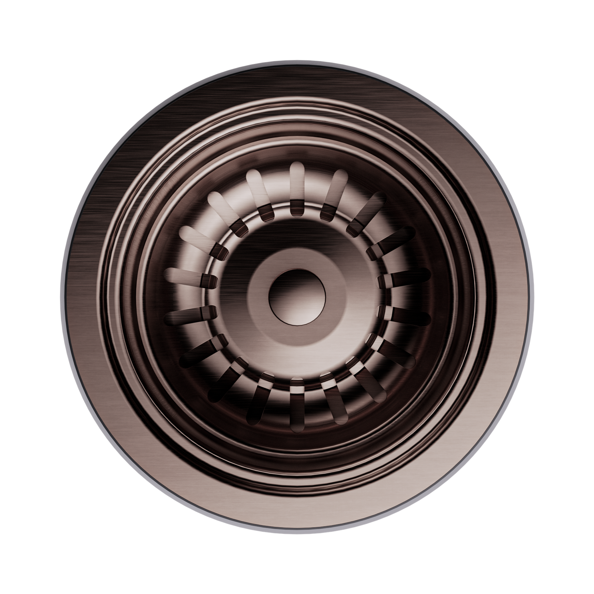 NERO KITCHEN SINK BASKET WASTE 114MM BRUSHED BRONZE