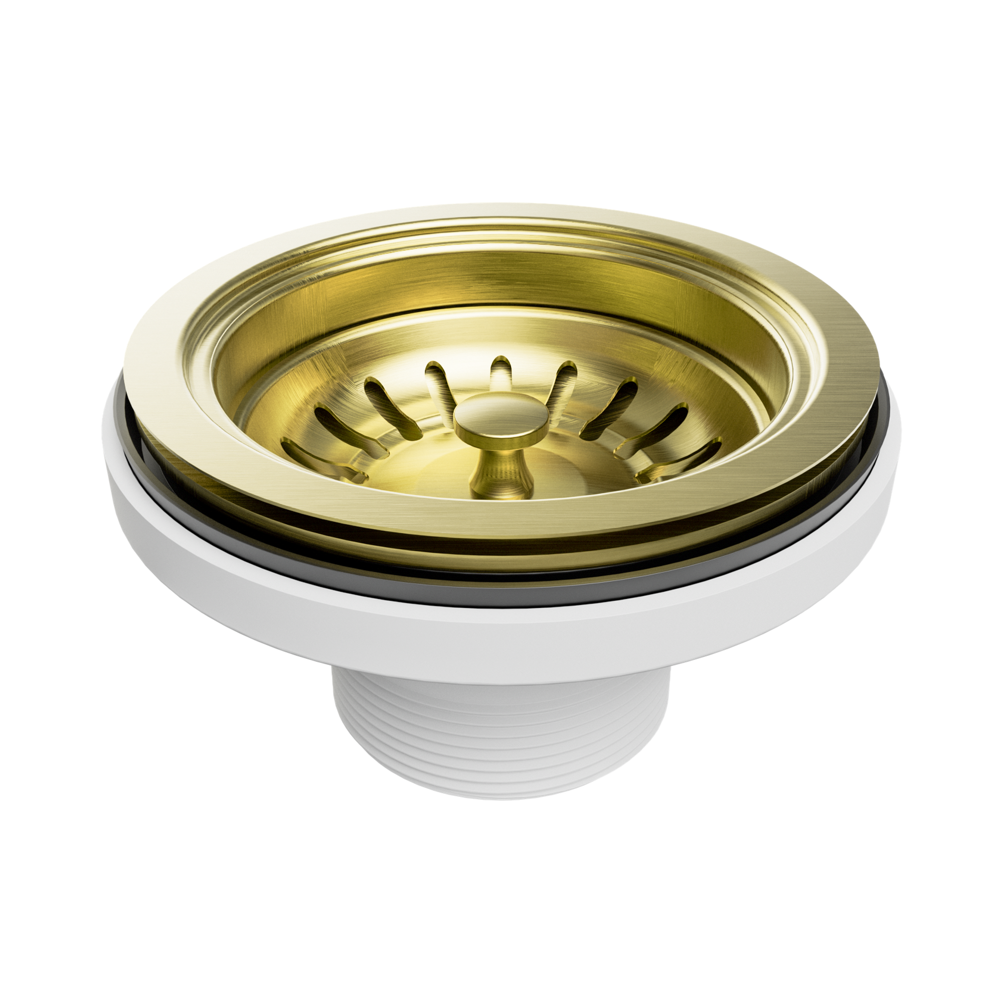 NERO KITCHEN SINK BASKET WASTE 114MM BRUSHED GOLD