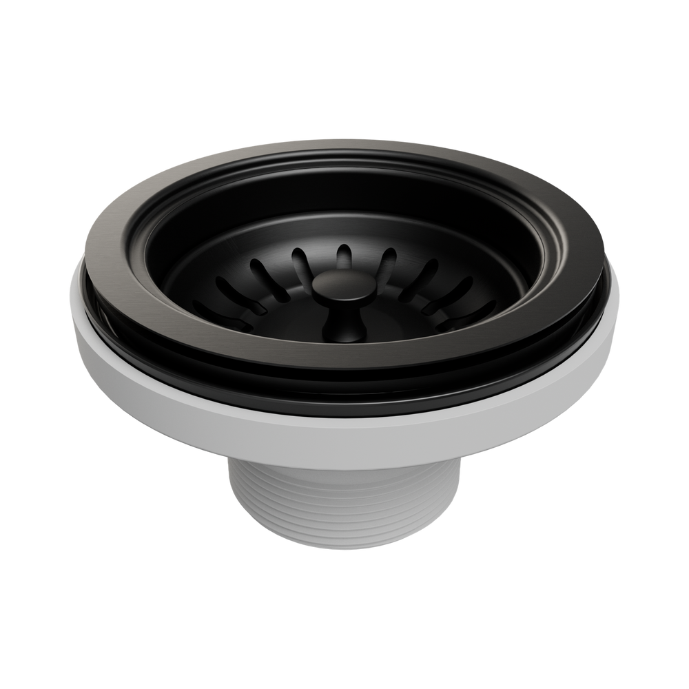 NERO KITCHEN SINK BASKET WASTE 114MM PVD BLACK