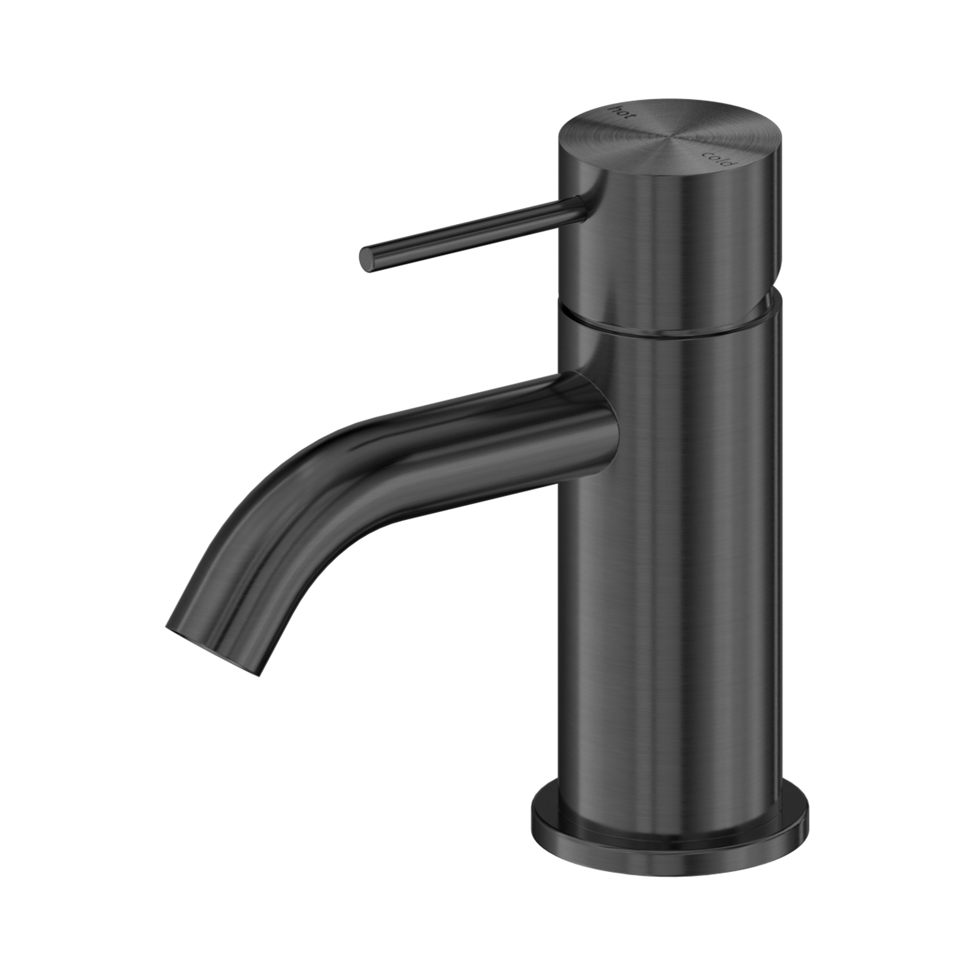 NERO MECCA LEAD FREE MINI BASIN MIXER 138MM GUN METAL