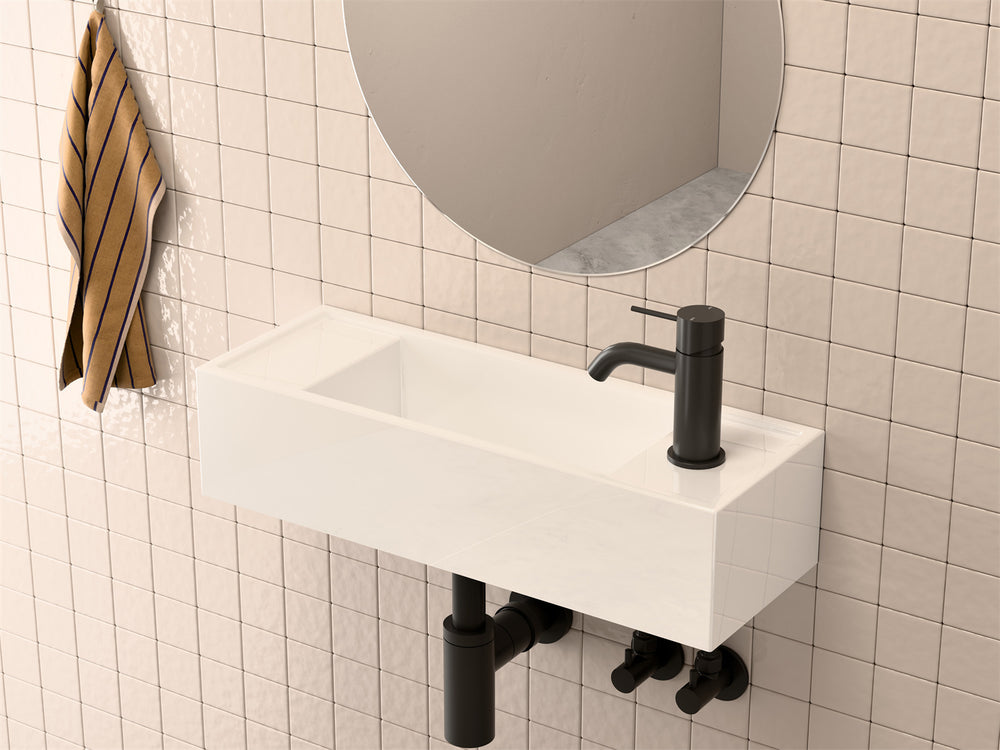 NERO MECCA MINI BASIN MIXER 138MM MATTE BLACK