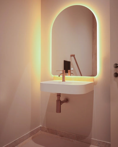 NERO ROUND BOTTLE TRAP 40MM BRUSHED BRONZE