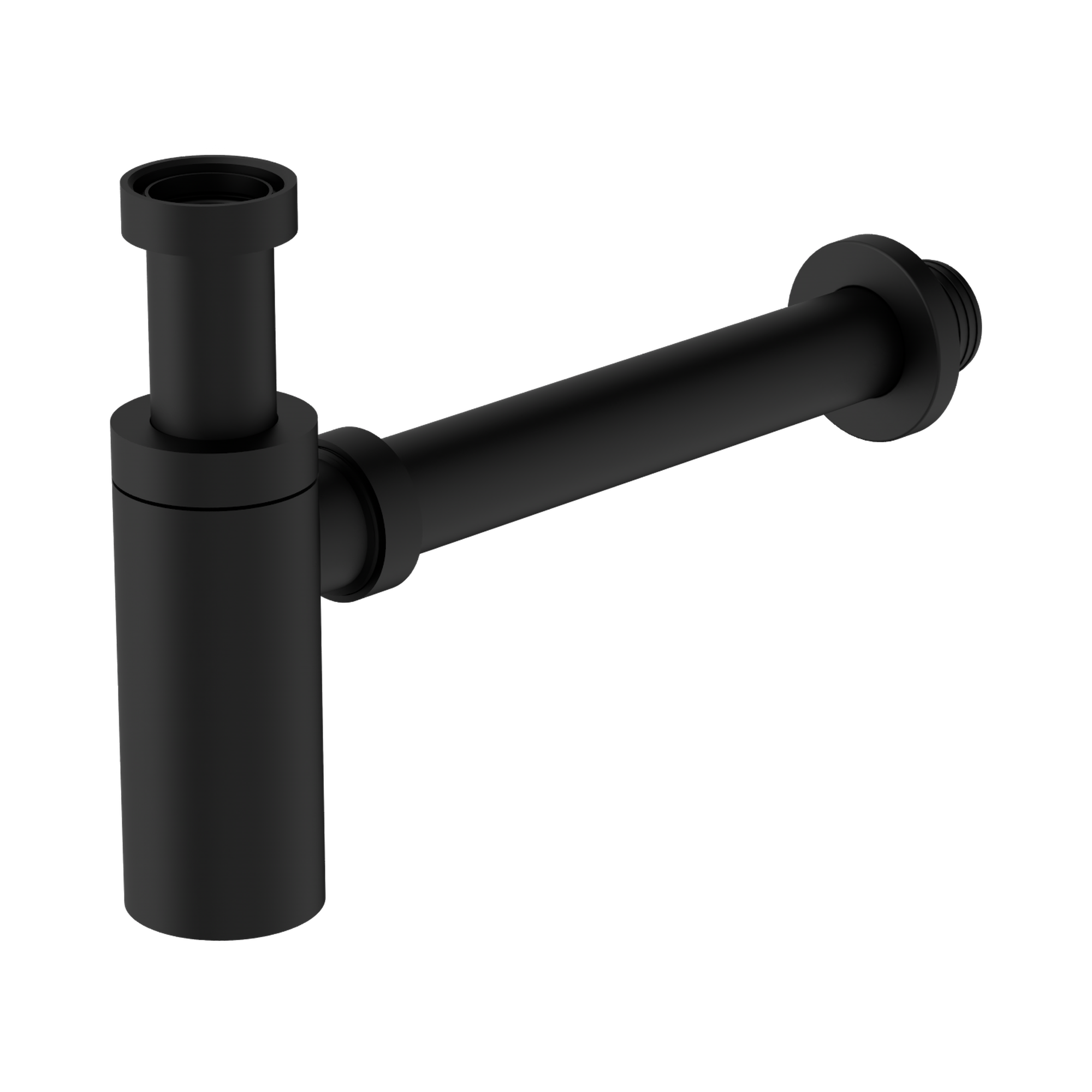 NERO ROUND BOTTLE TRAP 40MM MATTE BLACK