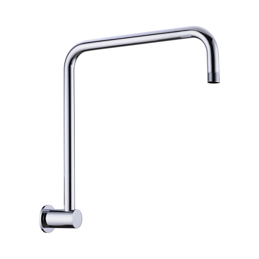 NERO ROUND SWIVEL SHOWER ARM 344MM CHROME