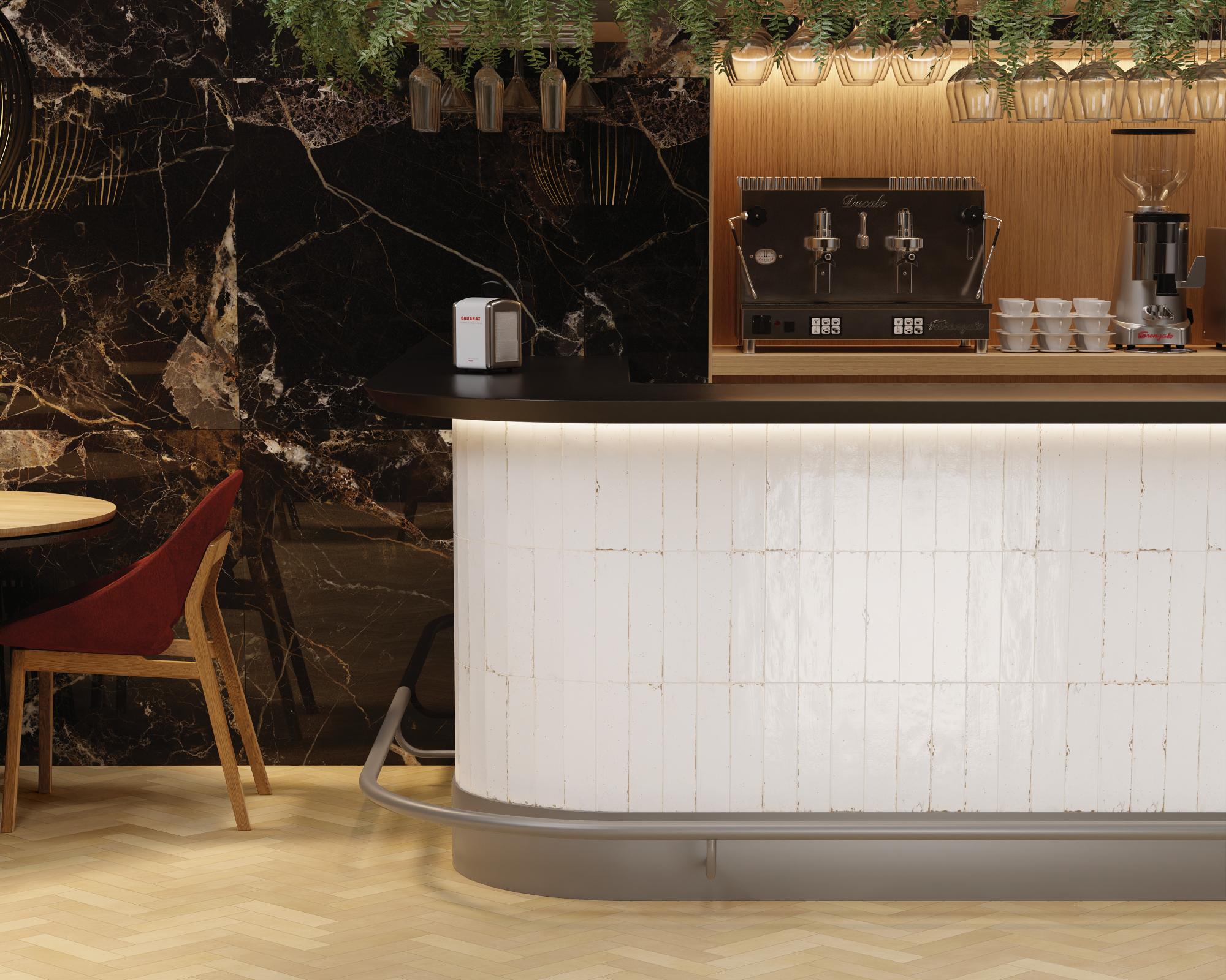 DUNE CERAMICA AGADIR NIEBLA ULTRA GLOSS 70X280MM RECTANGULAR TILE (PER BOX)