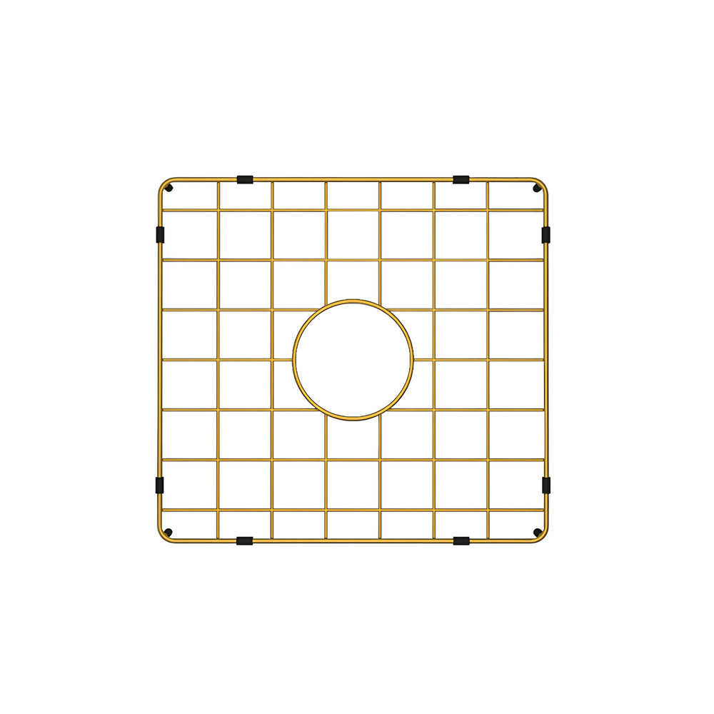 TURNER HASTINGS NOVI PROTECTIVE SINK GRID 365MM BRUSHED BRASS