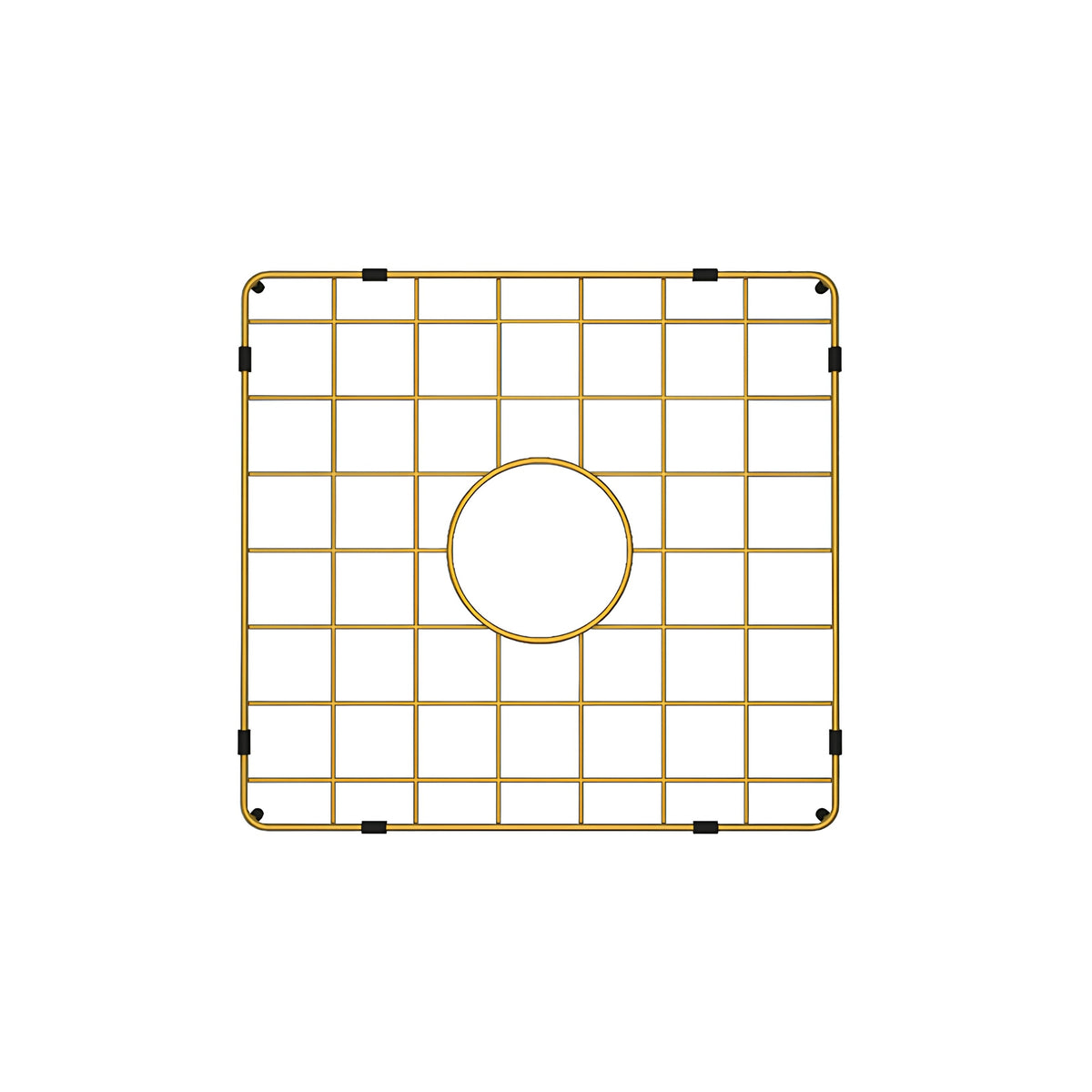TURNER HASTINGS NOVI PROTECTIVE SINK GRID 365MM BRUSHED BRASS