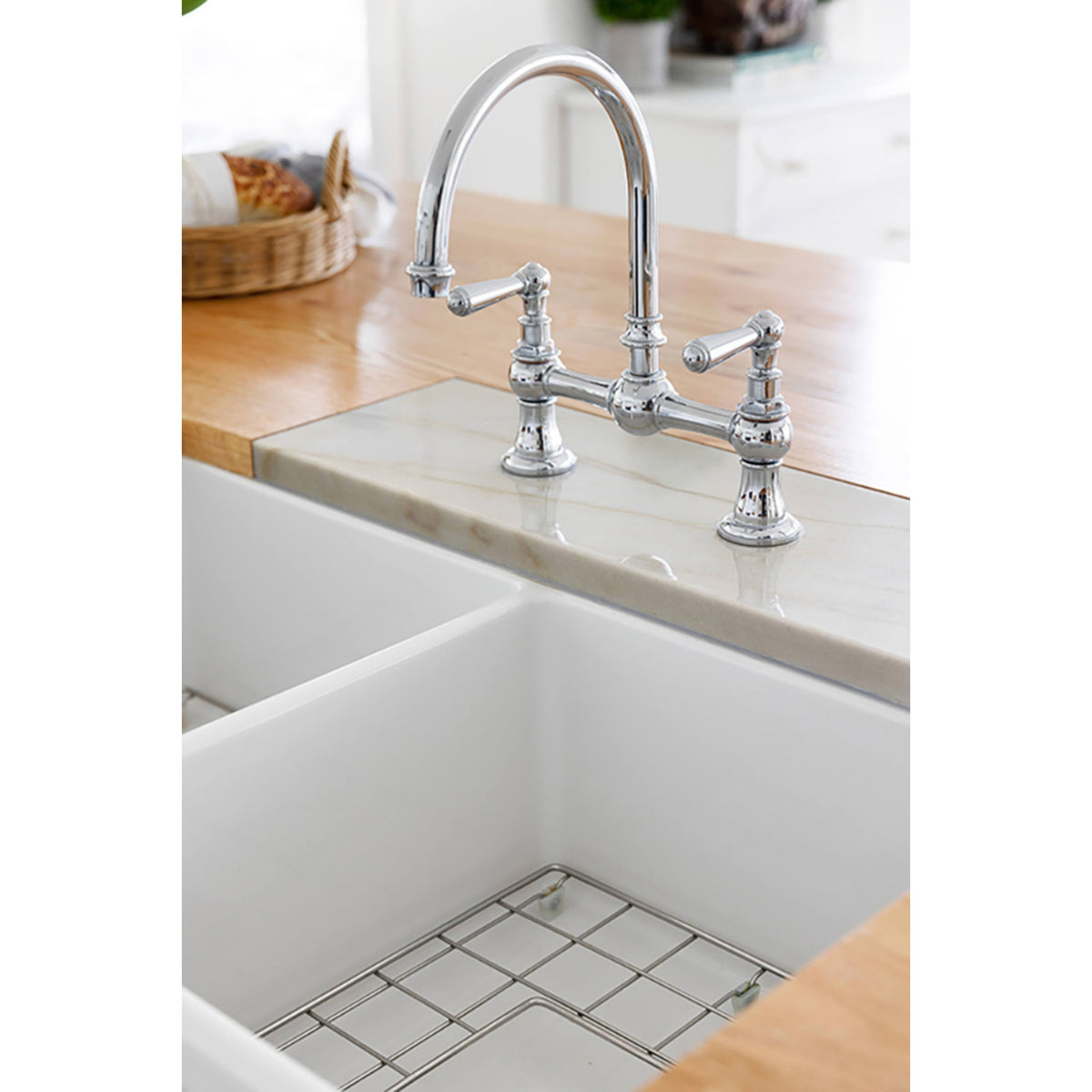 TURNER HASTINGS NOVI PROTECTIVE SINK GRID 365MM STAINLESS STEEL