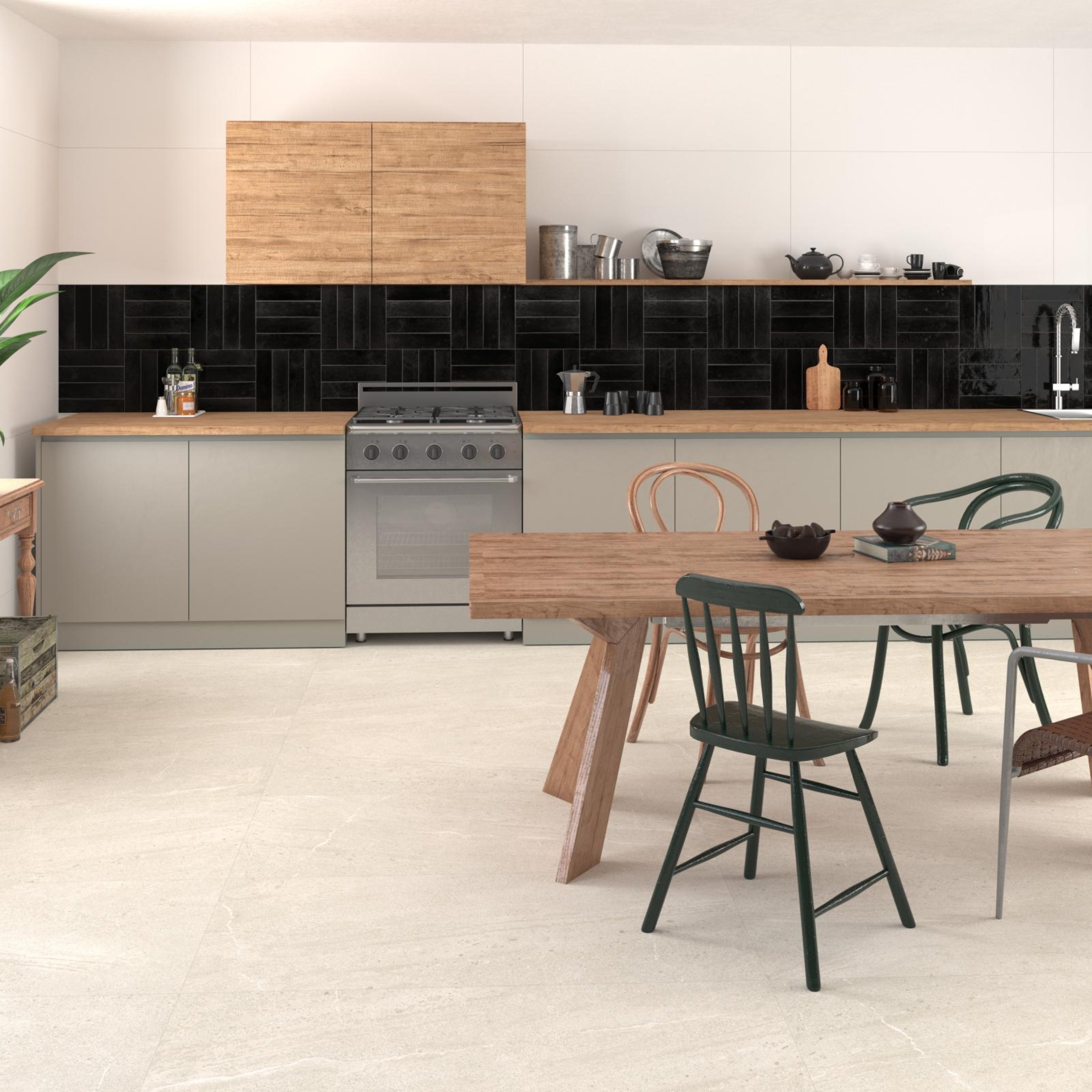 DUNE CERAMICA AGADIR NOCHE ULTRA GLOSS 70X280MM RECTANGULAR TILE (PER BOX)