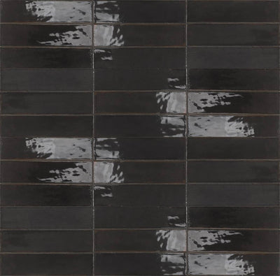 DUNE CERAMICA AGADIR NOCHE ULTRA GLOSS 70X280MM RECTANGULAR TILE (PER BOX)