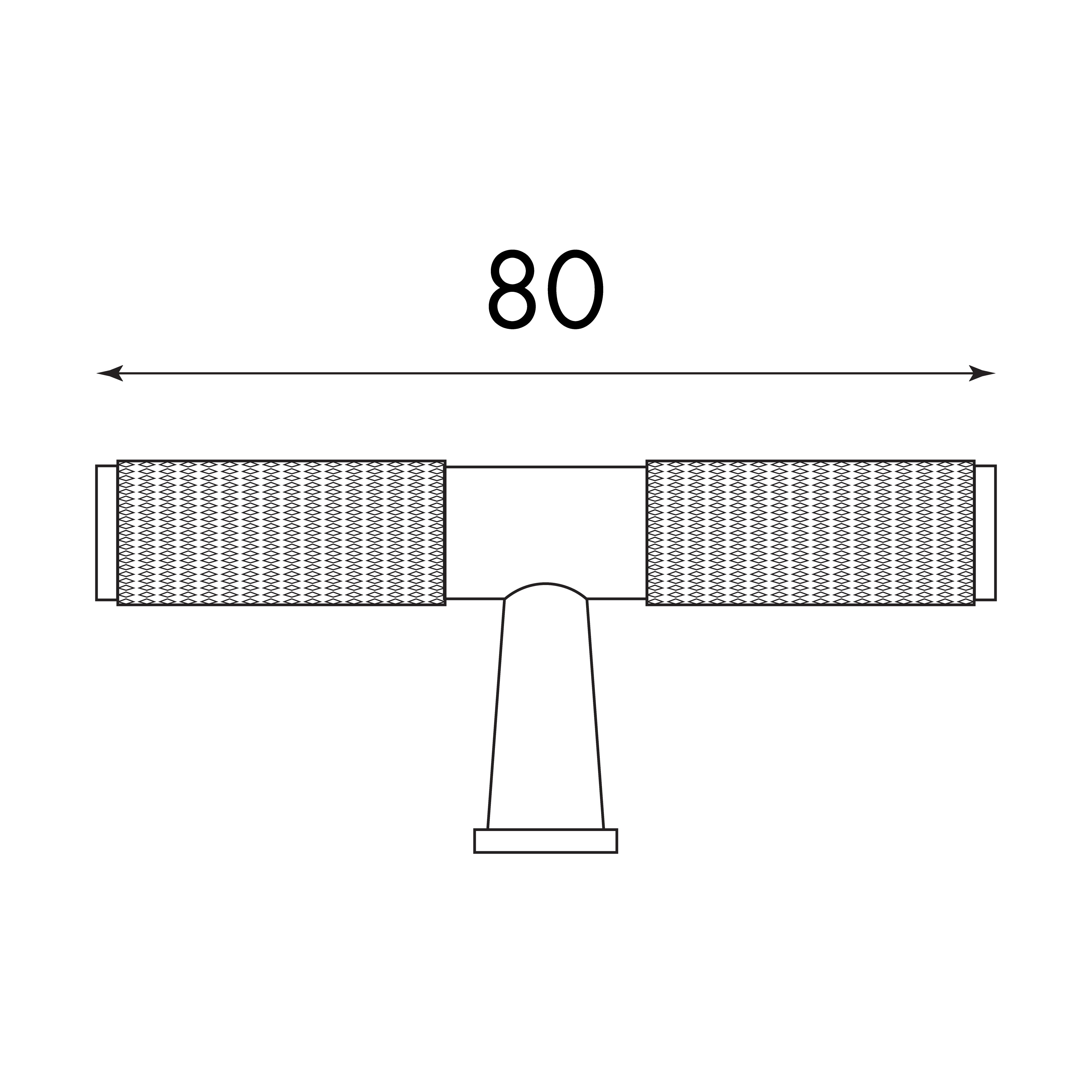 OTTI NORD HANDLE BRUSHED NICKEL (MULTIPLE SIZES AVAILABLE)