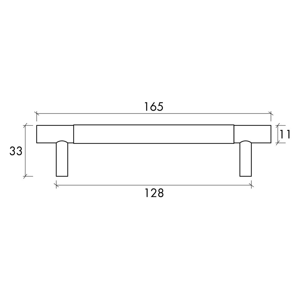 OTTI NORD HANDLE MATTE BLACK (MULTIPLE SIZES AVAILABLE)