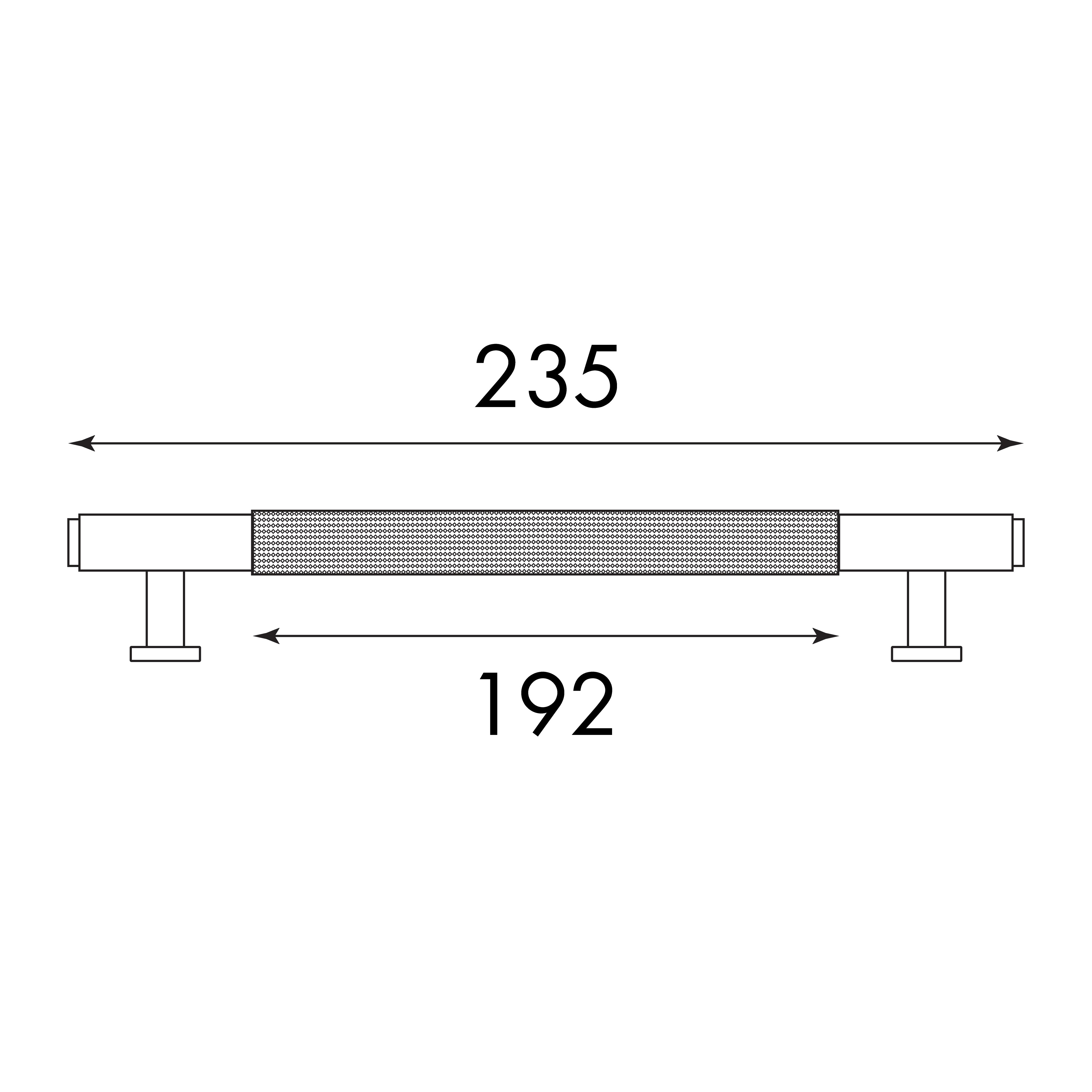 OTTI NORD HANDLE BRUSHED NICKEL (MULTIPLE SIZES AVAILABLE)