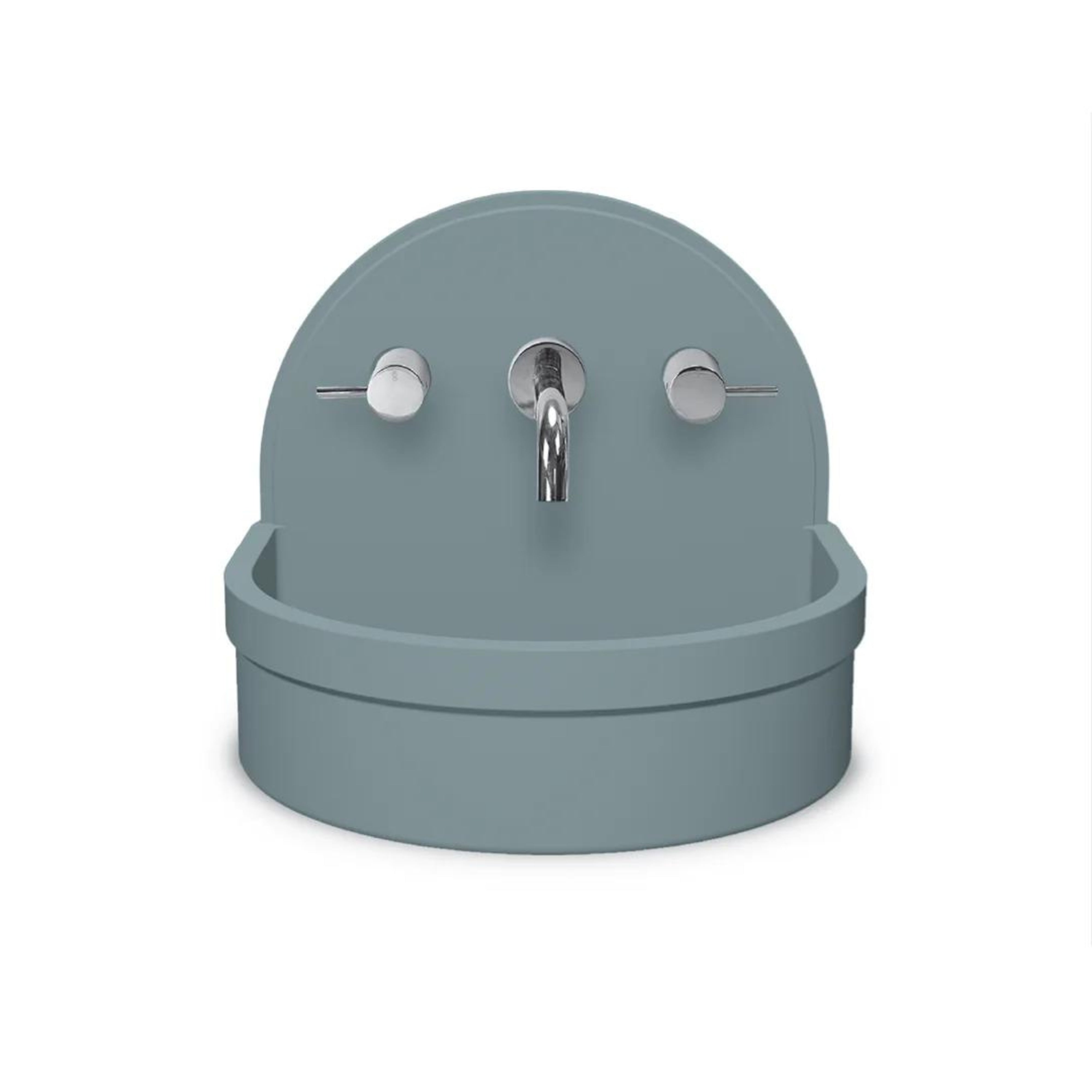 NOOD CO BETTY ABOVE COUNTER / WALL HUNG BASIN ROWBOAT 410MM