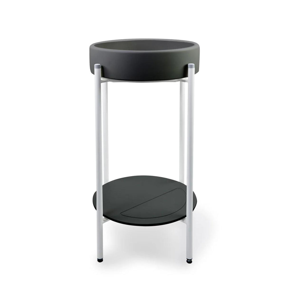 NOOD CO BOWL BASIN WITH STAND CHARCOAL 400MM