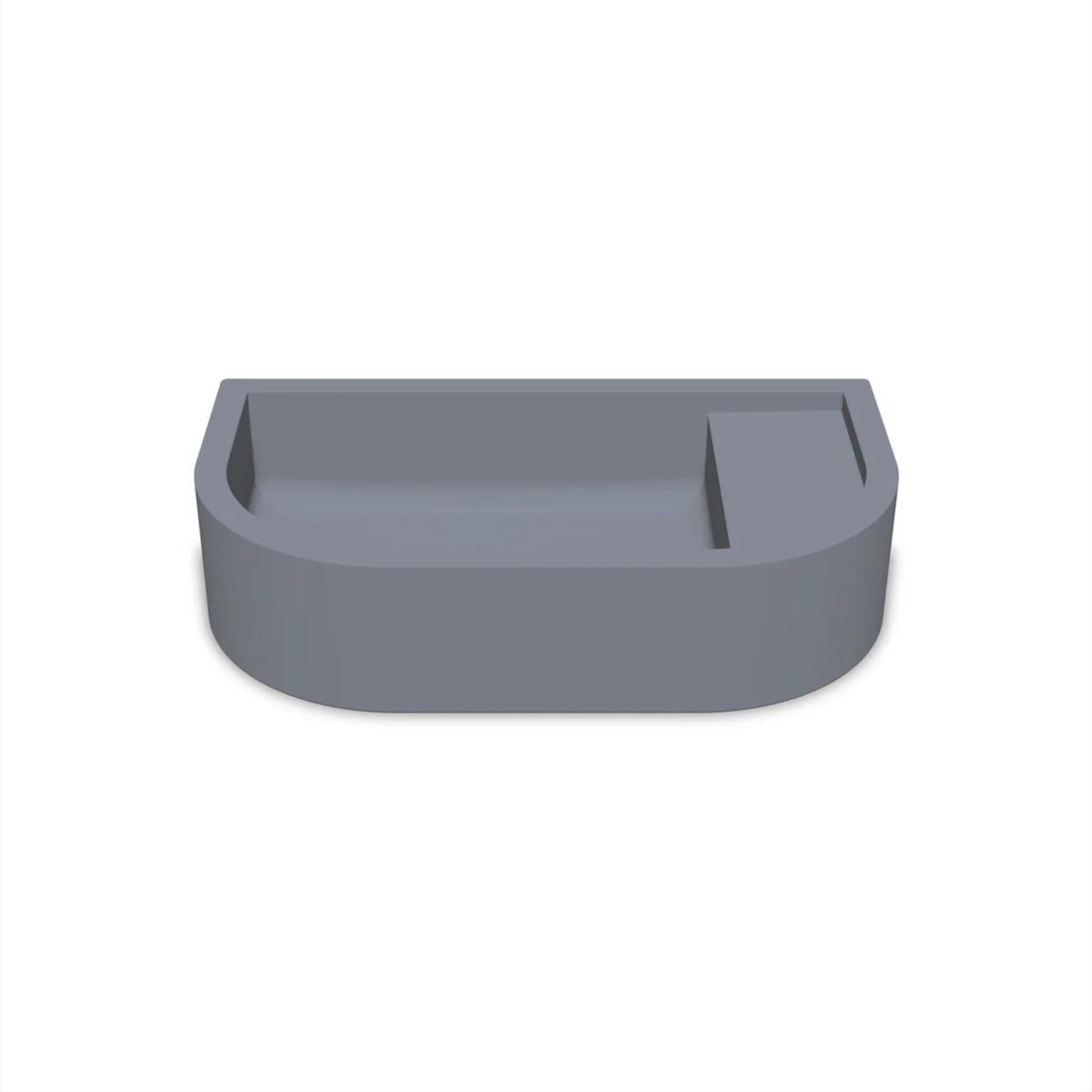 NOOD CO LOOP 02 ABOVE COUNTER / WALL HUNG BASIN COPAN BLUE 540MM