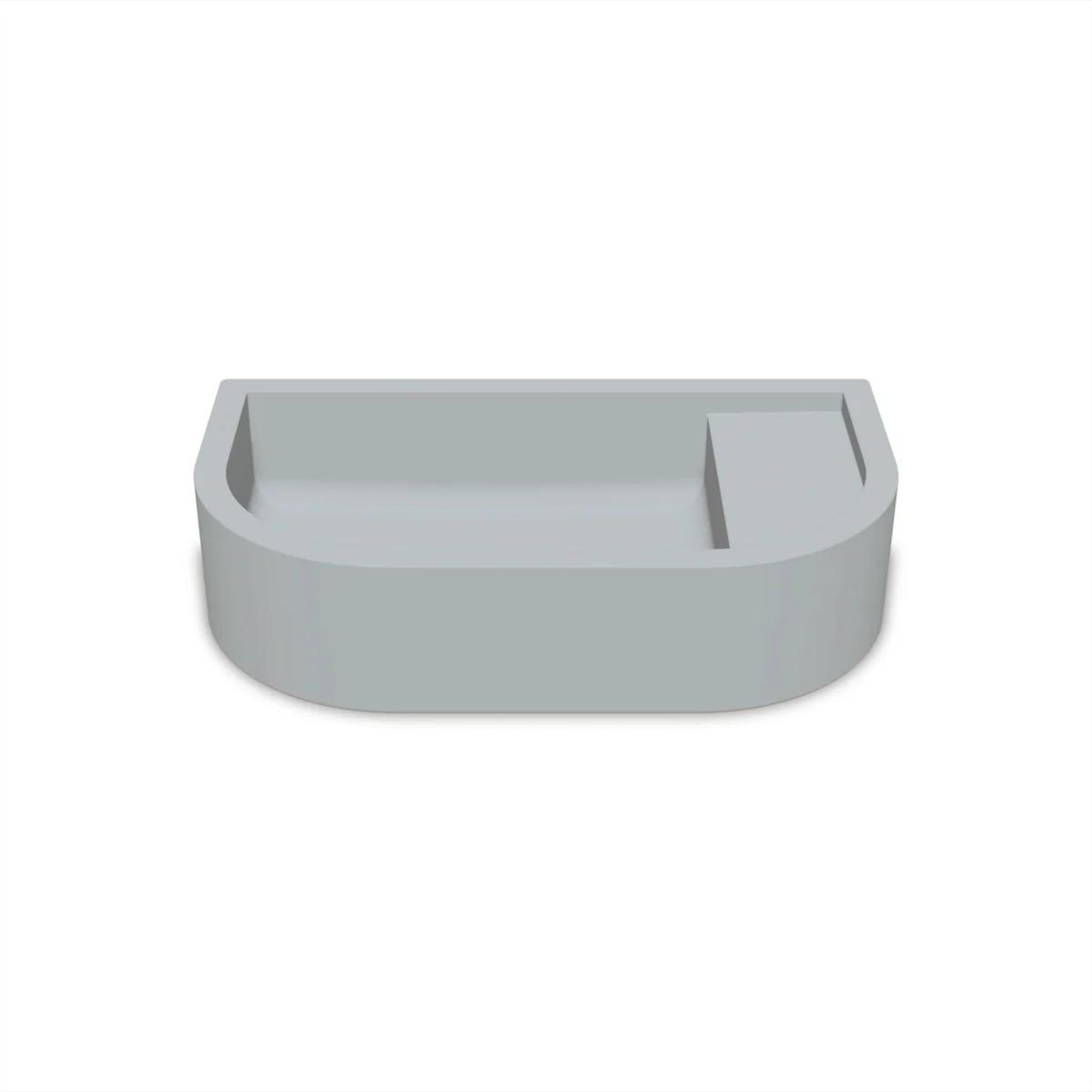 NOOD CO LOOP 02 ABOVE COUNTER / WALL HUNG BASIN POWDER BLUE 540MM