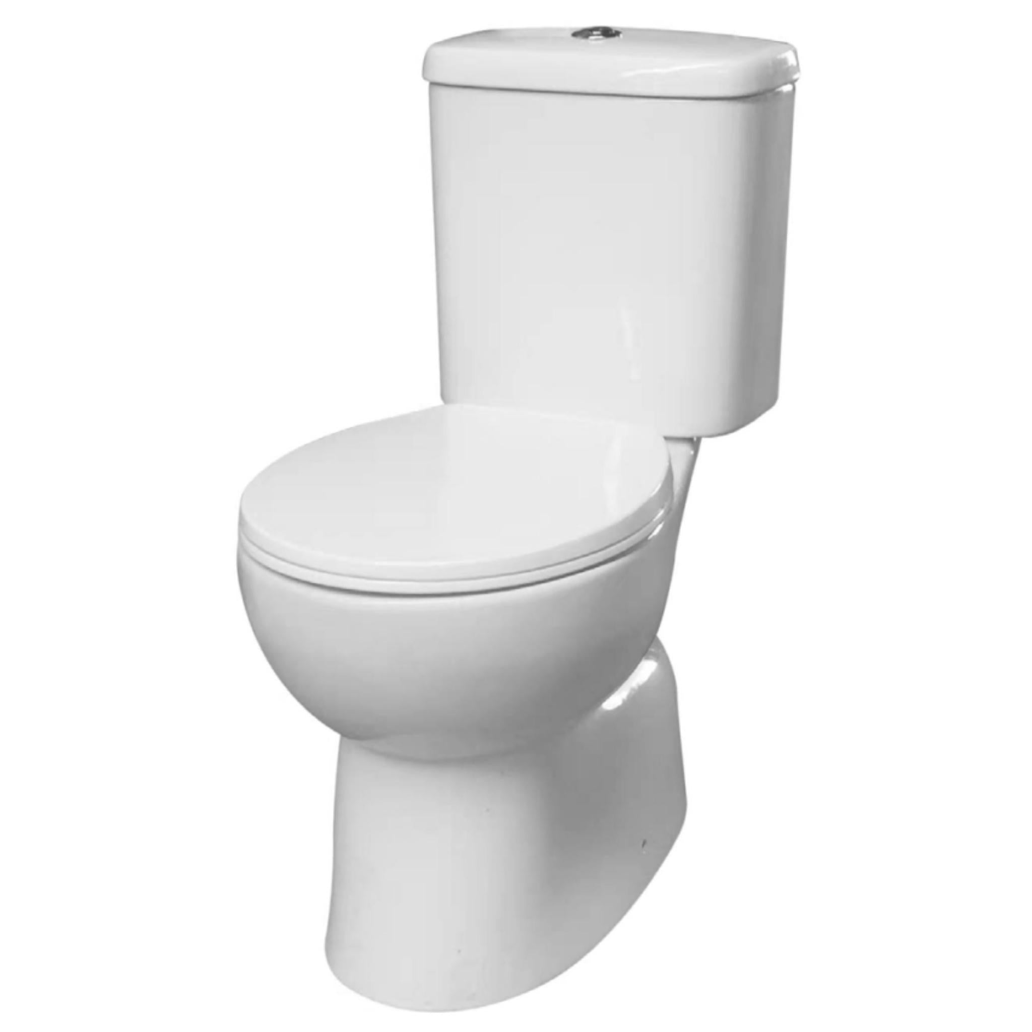 DECINA NOVARA RIMLESS CLOSE COUPLED TOILET SUITE GLOSS WHITE