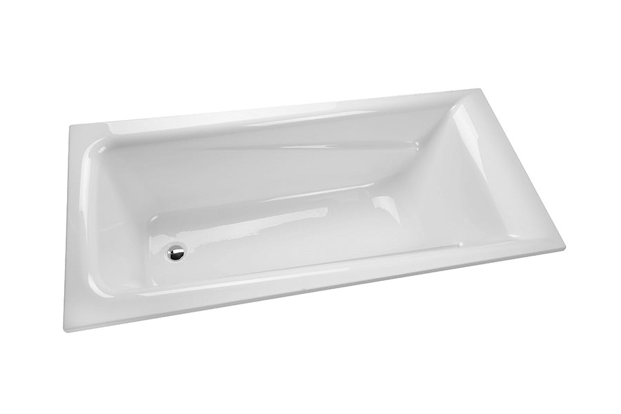DECINA NOVARA INSET BATH GLOSS WHITE (AVAILABLE IN 1525MM, 1650MM AND 1665MM)