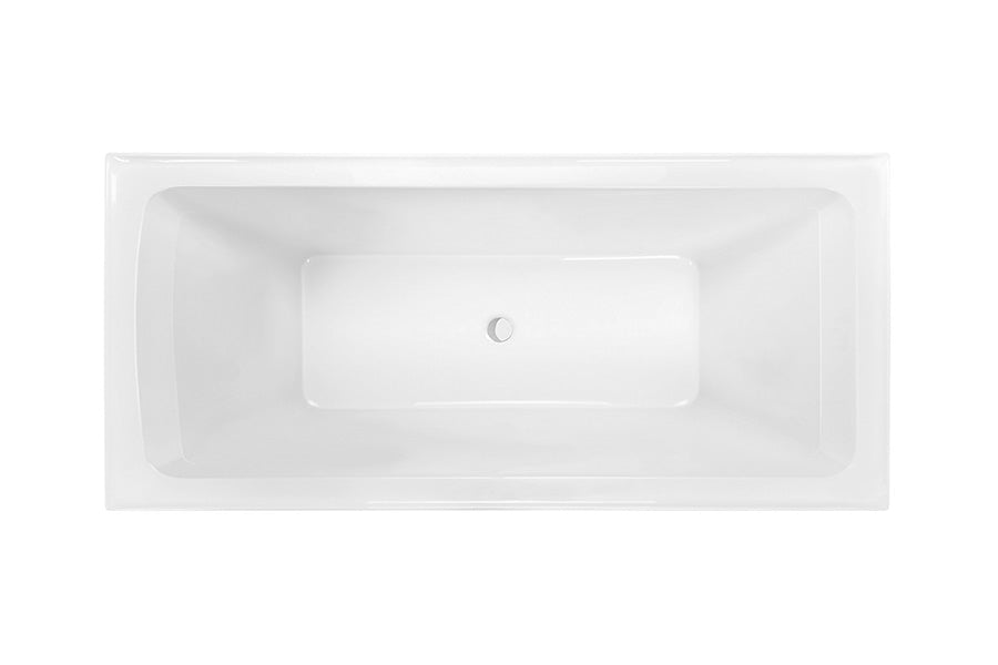 DECINA SAN DIEGO INSET BATH GLOSS WHITE 1790MM