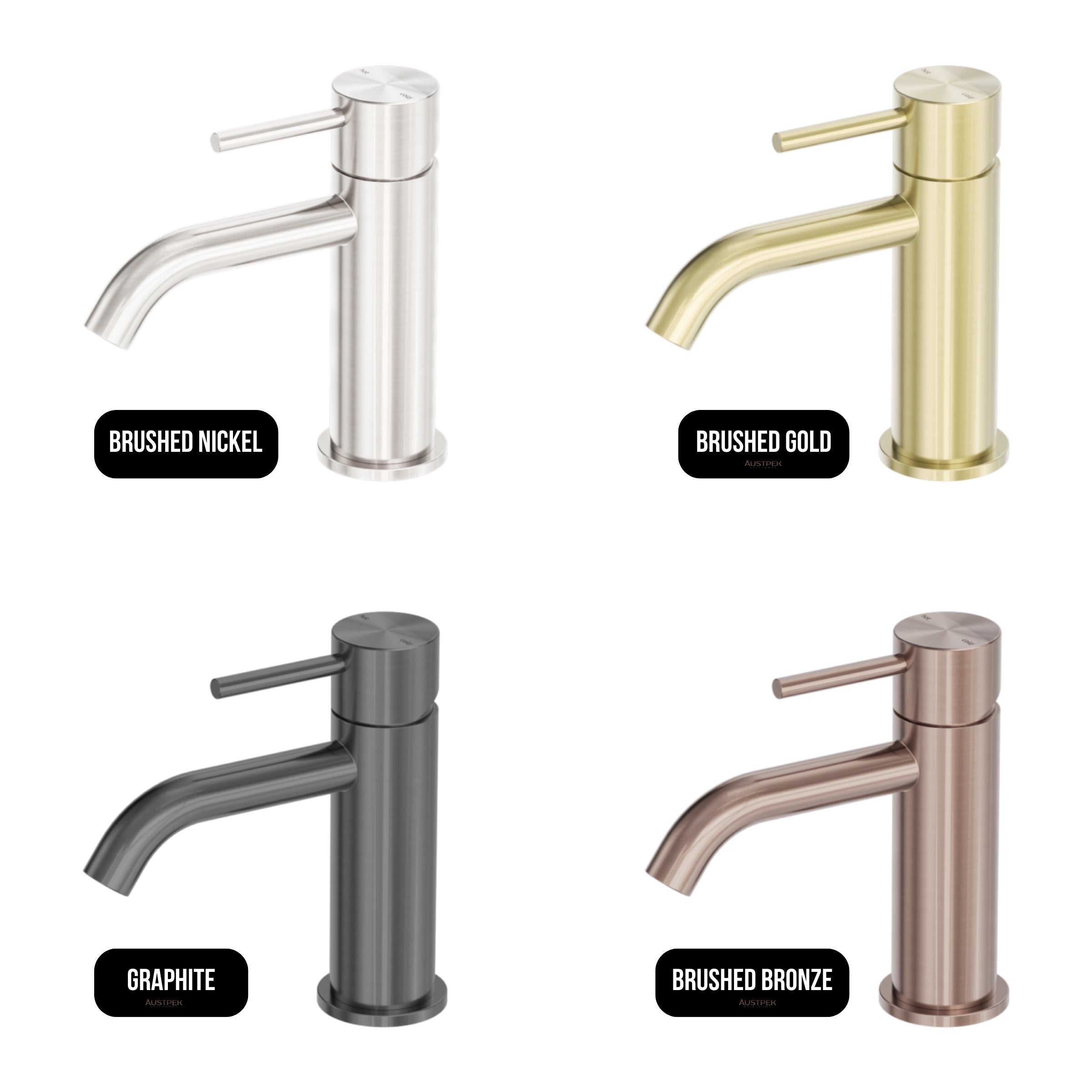 NERO ZEN BASIN MIXER 157MM BRUSHED NICKEL