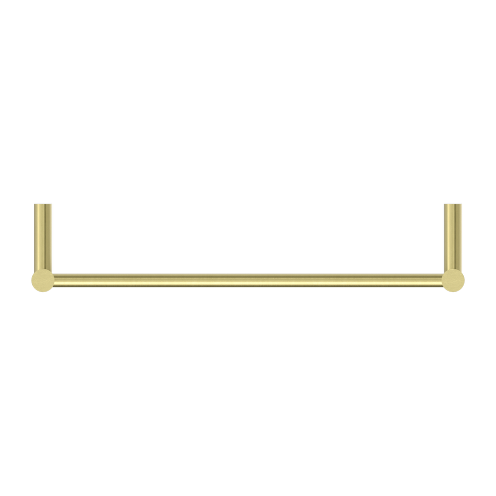 NERO MECCA NON-HEATED TOWEL LADDER BRUSHED GOLD 600MM