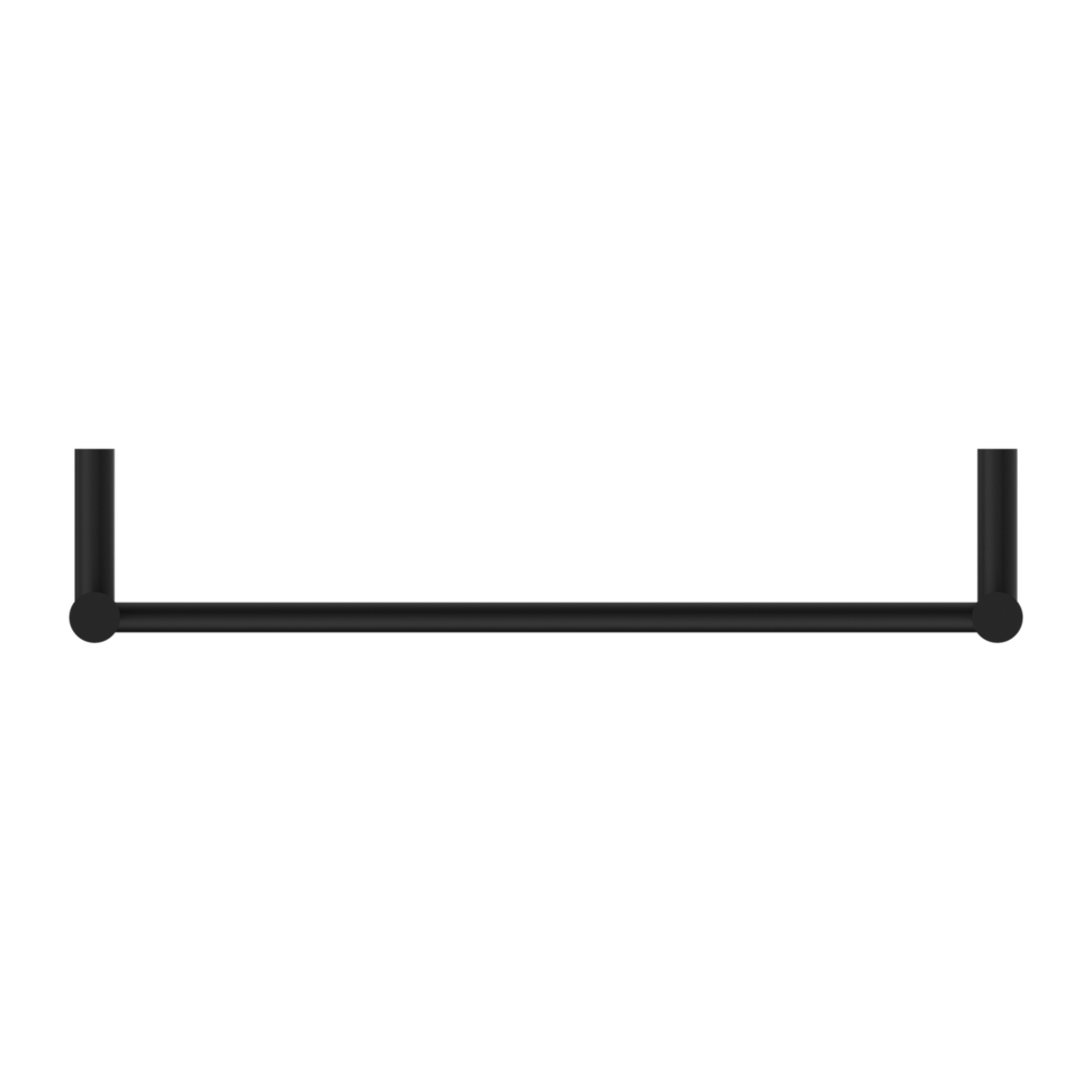 NERO MECCA NON-HEATED TOWEL LADDER MATTE BLACK 600MM
